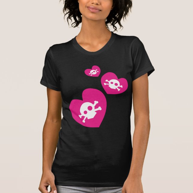 skull heart trio T-Shirt (Front)