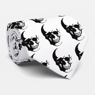Skull - Heavy Metal Fantasy Art Tie