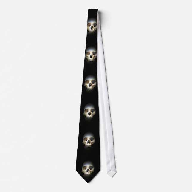 Skull - Heavy Metal Fantasy Art Tie (Front)