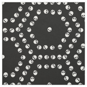 Skull Hexagon Pattern Fabric