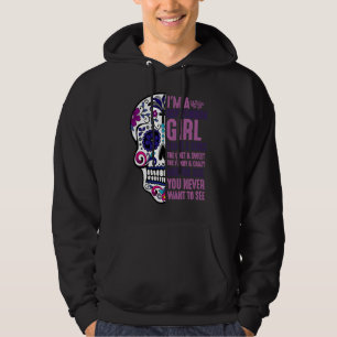 Skull I Have Three Sides 3 September GIrl Mexican  Hoodie