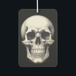 Skull Illustration Car Air Freshener<br><div class="desc">Fantasy Rock Punk Heavy Metal Art - Skull Skeleton - Digital Fantasy Art</div>