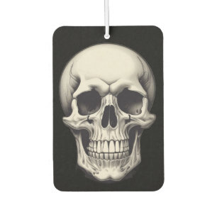 Skull Illustration Car Air Freshener