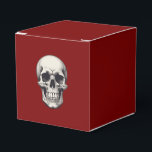 Skull Illustration Favour Box<br><div class="desc">Fantasy Rock Punk Heavy Metal Art - Skull Skeleton - Digital Fantasy Art</div>