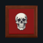 Skull Illustration Gift Box<br><div class="desc">Fantasy Rock Punk Heavy Metal Art - Skull Skeleton - Digital Fantasy Art</div>