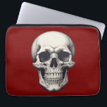 Skull Illustration Laptop Sleeve<br><div class="desc">Fantasy Rock Punk Heavy Metal Art - Skull Skeleton - Digital Fantasy Art</div>