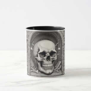 Skull Illustration Mug