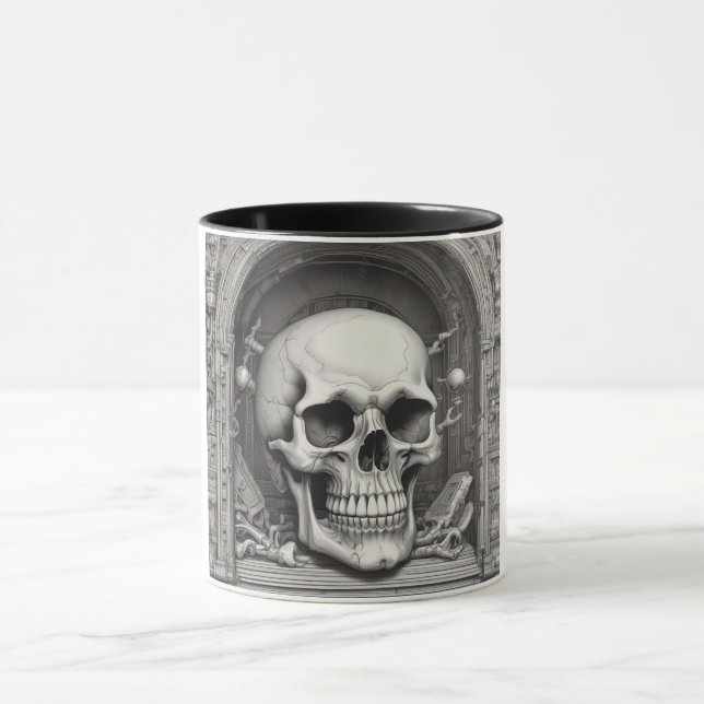Skull Illustration Mug (Center)