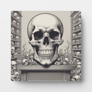 Skull Illustration Plaque