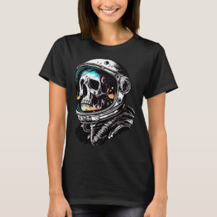 Skull in an astronaut helmet skull astronaut T-Shirt