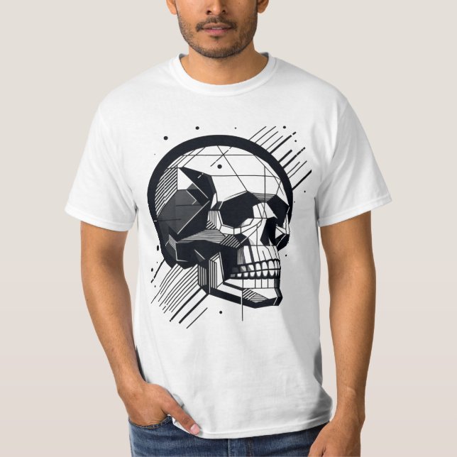 Skull in different styles 04 T-Shirt (Front)