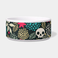 Skull in flowers