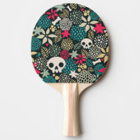 Skull in flowers
