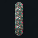 Skull in flowers skateboard<br><div class="desc">-</div>