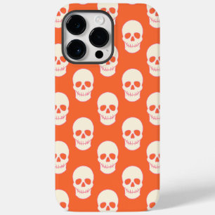 Skull in Pink, Orange and Cream Case-Mate iPhone 14 Pro Max Case
