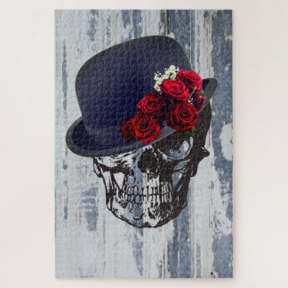 Skull in the Bowler Hat Adult Jigsaw Puzzle
