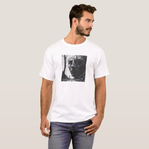 Skull in the Woods Graphic T-Shirt Dark Gothic