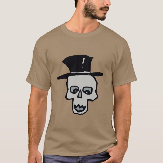 Skull in Top Hat (Front)