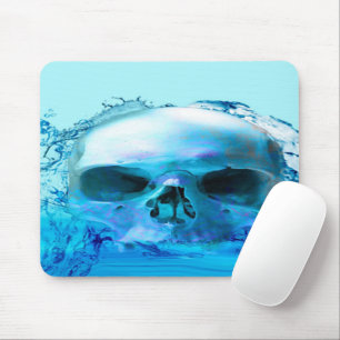 Skull in Water Mouse Mat