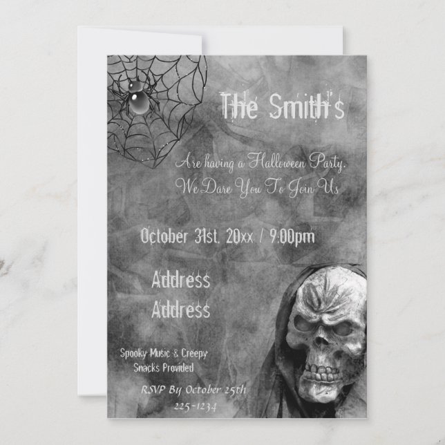 Skull Invitation (Front)