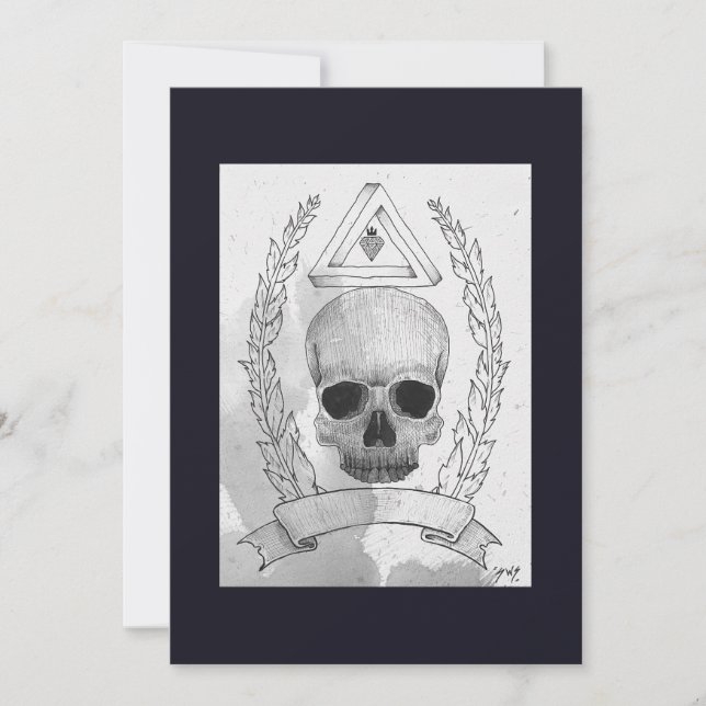 Skull Invitation (Front)