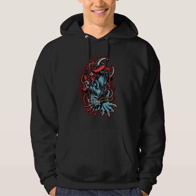 Skull Japanese Hoodie (Front)