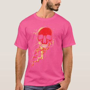 Skull Jellyfish Sea Creature Ocean Underwater Scub T-Shirt