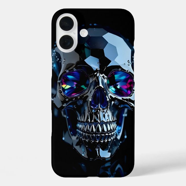 Skull Jewel Case-Mate iPhone Case (Back)
