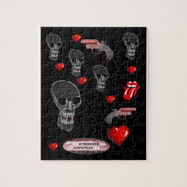 Skull Jigsaw Puzzle (Vertical)