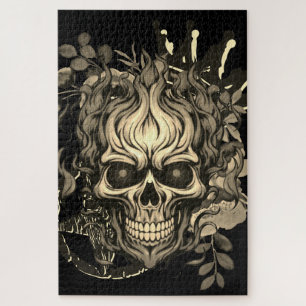 Skull jigsaw puzzle