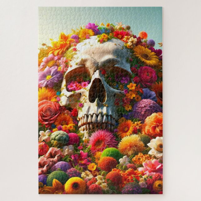 Skull Jigsaw Puzzle (Vertical)