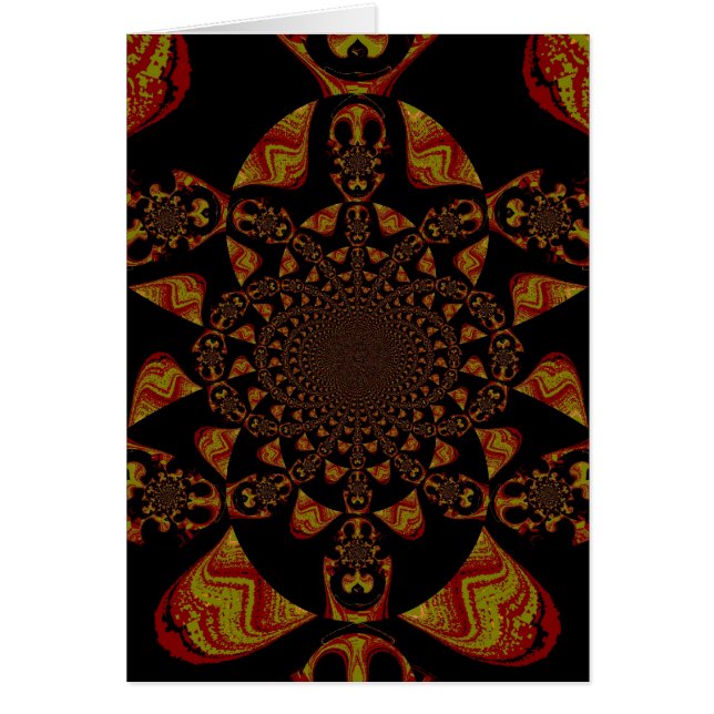 Skull Kaleidoscope Art Print (Front)