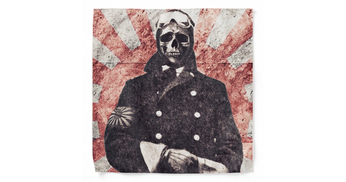Skull kamikaze bandana | Zazzle.co.uk