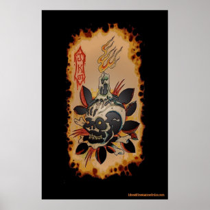 Skull & Kandle Poster