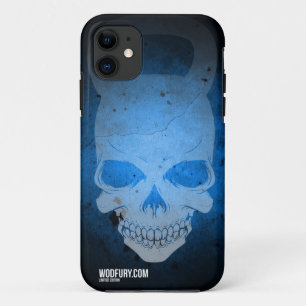 Skull Kettlebell - Blue - Limited Edition iPhone 11 Case