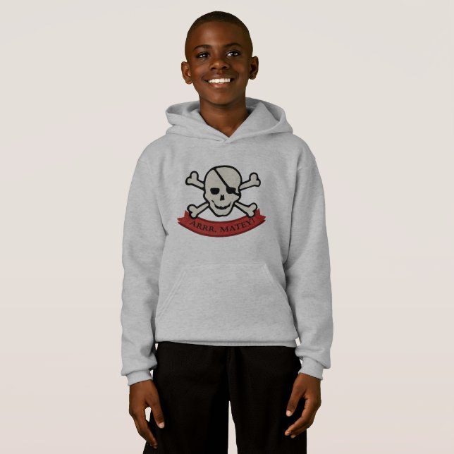 Skull - Kids' Pullover Hoodie (Front Full)