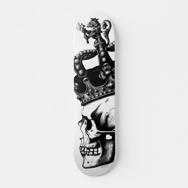 Skull King profile Skateboard (Front)
