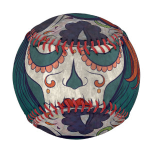 Skull Ladies Baseball