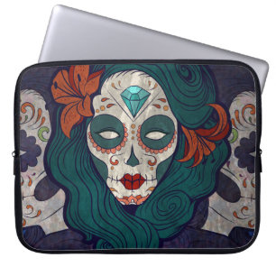 Skull Ladies Laptop Sleeve