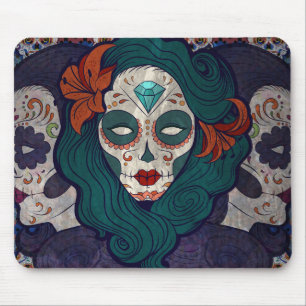Skull Ladies Mouse Mat