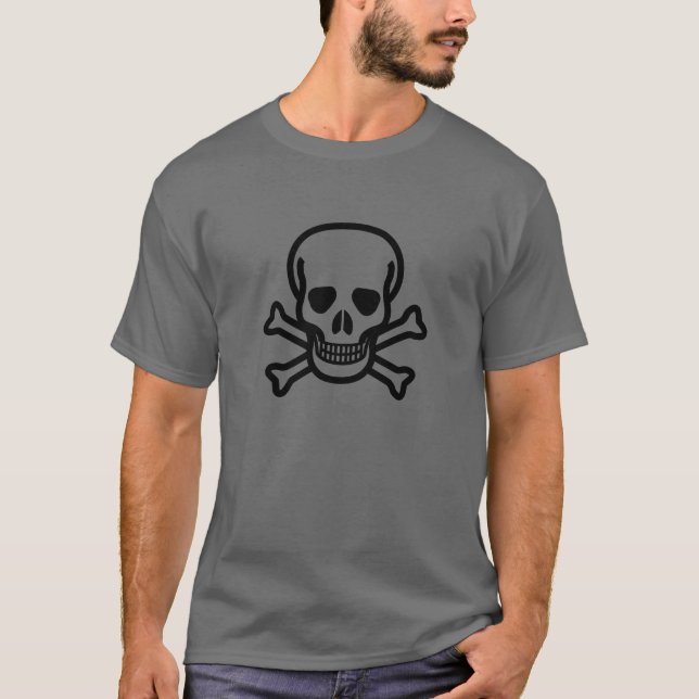 Skull Line Art Shirt (Front)