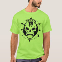 Skull Logo 2 Sided (Green)