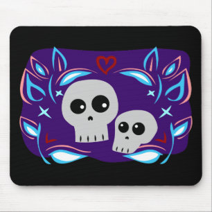 Skull Love Mouse Mat
