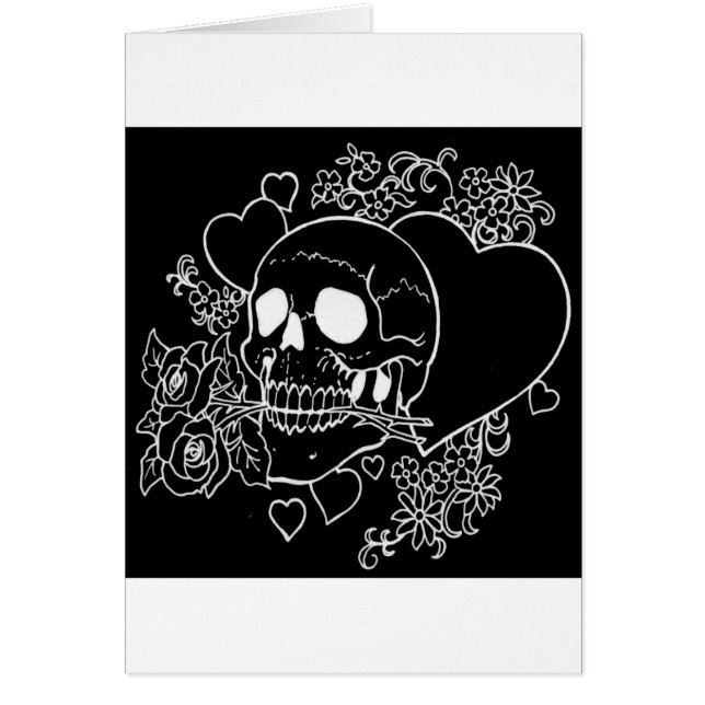 Skull Love - Skulls, Roses and Hearts by Al Rio (Front)