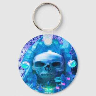 Skull Magician Key Ring