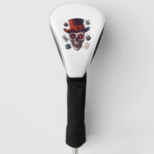 Skull Magician�s Hat Golf Head Cover