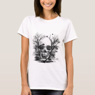 SKULL MANSION - haunted house - horror - Halloween T-Shirt