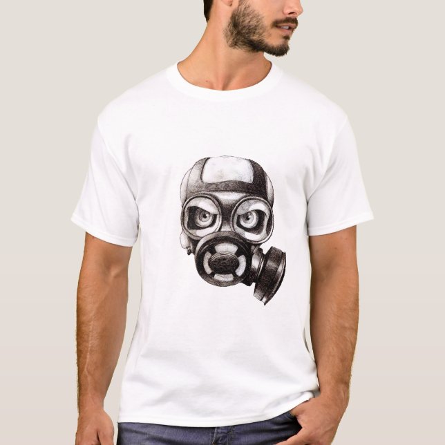 Skull Mask white t-shirt (Front)