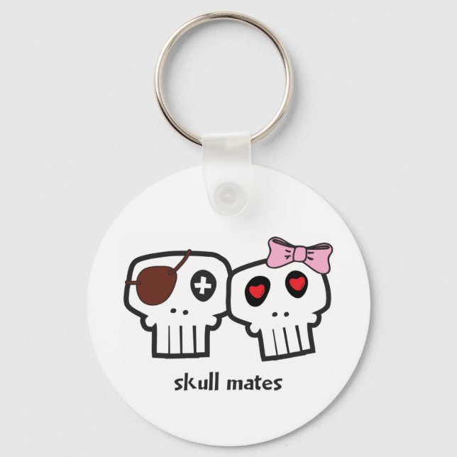 Skull Mates Key Ring (Front)