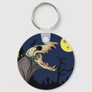 Skull Monster Key Ring